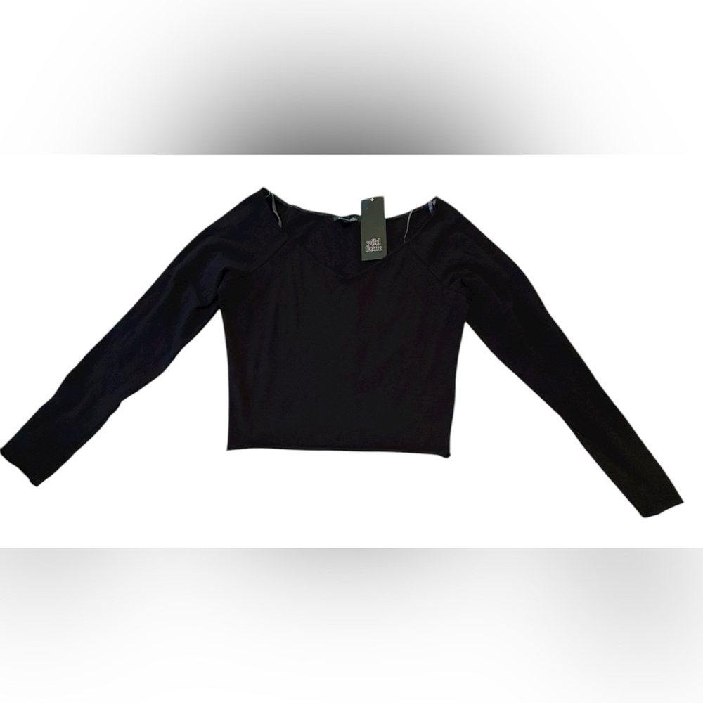 Wild Fable Black Women’s Off-Shoulder Blouse Size Small NWT - Picture 14 of 14